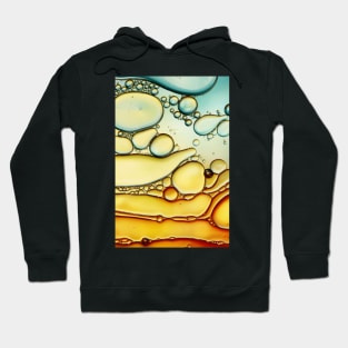 Fire & Ice Bubble Abstract Hoodie